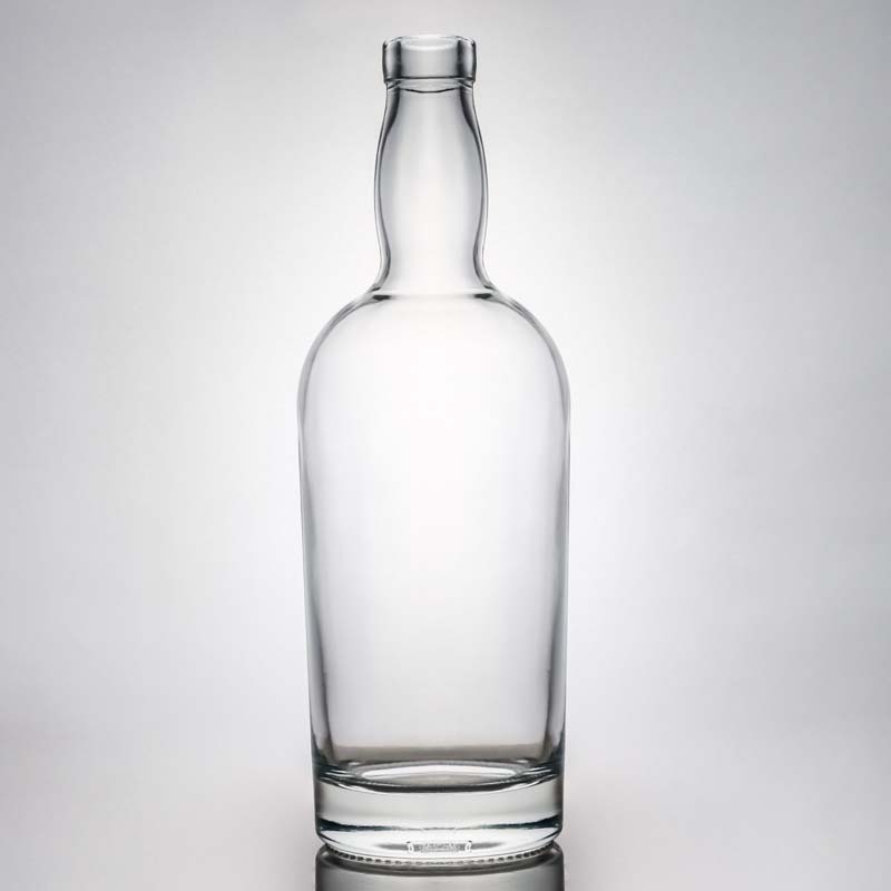 VIT83 700ml 680g cork finished round glass bottle