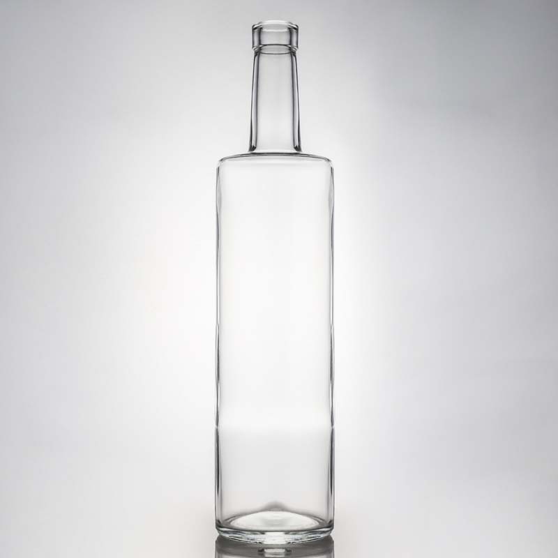 VIT84 750ml 620g round vodka bottle with cork