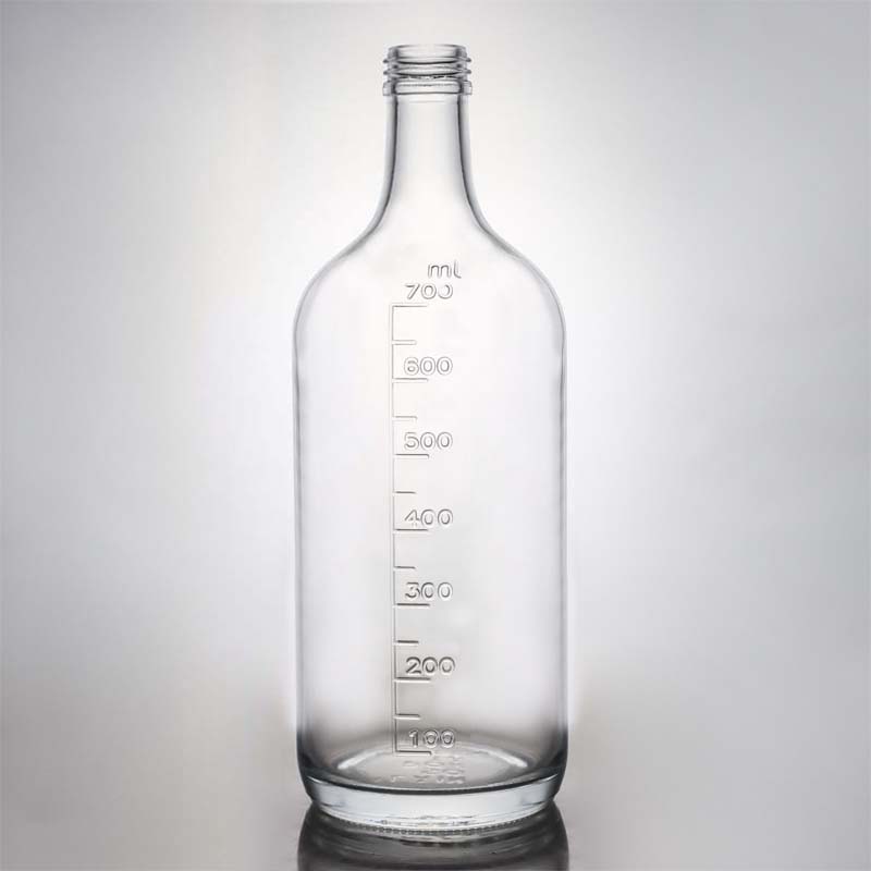 good price manufacturer spirit glass bottle 520g VIT88 750ml