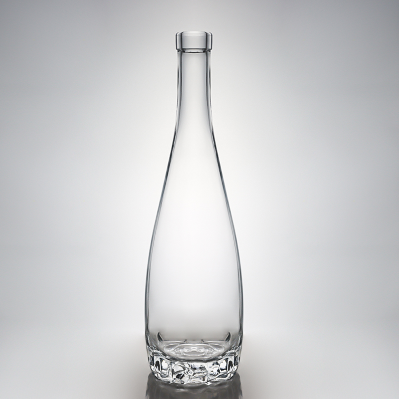 VIT114 650ml 680g pear shaped high quality glass bottle with