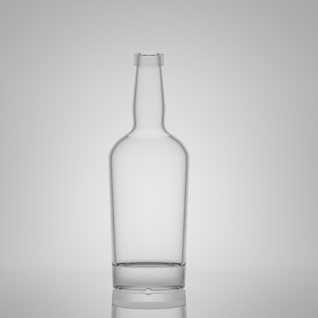 VIT153 Wholesale 700ml 650g Screw Top Glass Bottles For Liquor