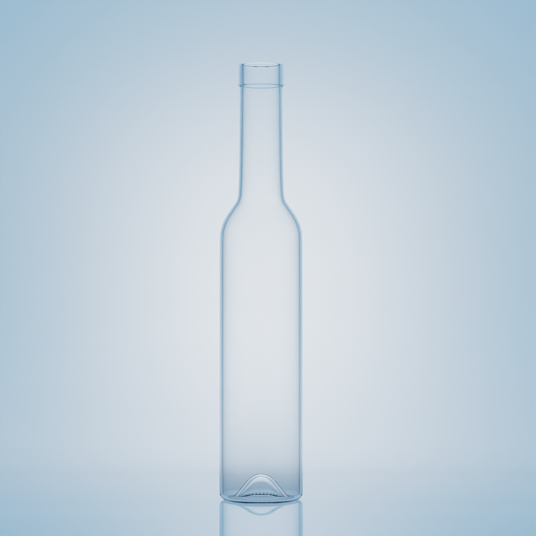 VIT154 250ml 350g Empty Vodka Glass Bottle