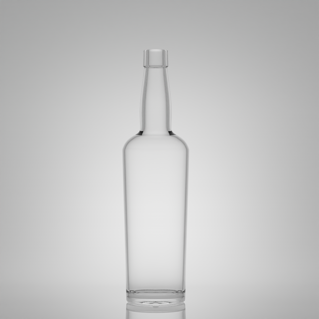 VIT157 Wholesale 750ml 800g Glass Bottle With Cork For Spirit