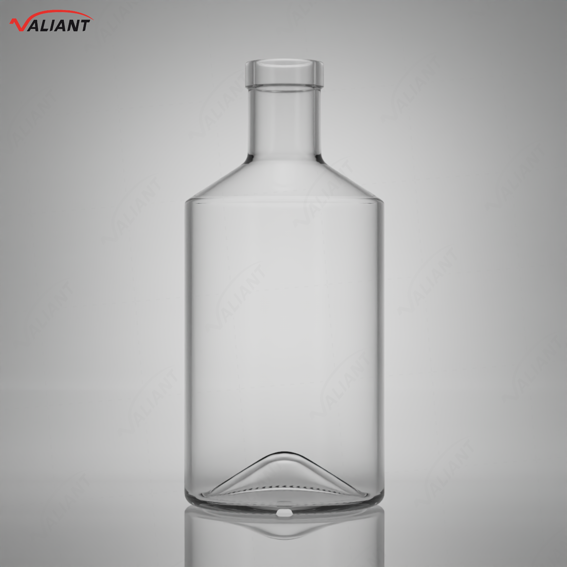 VIT164 Wholesale 700ml 550g Glass Liquor Bottles Manufacturer China