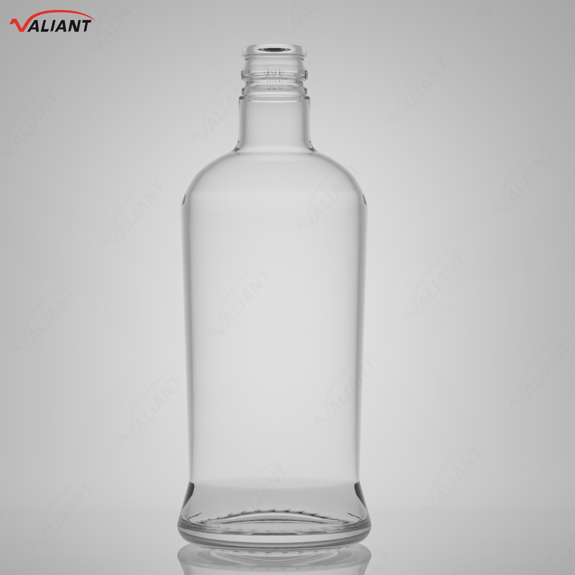 VIT166 Custom 750ml/700ml/375ml Frosted Glass Bottle Wholesale For Spirit