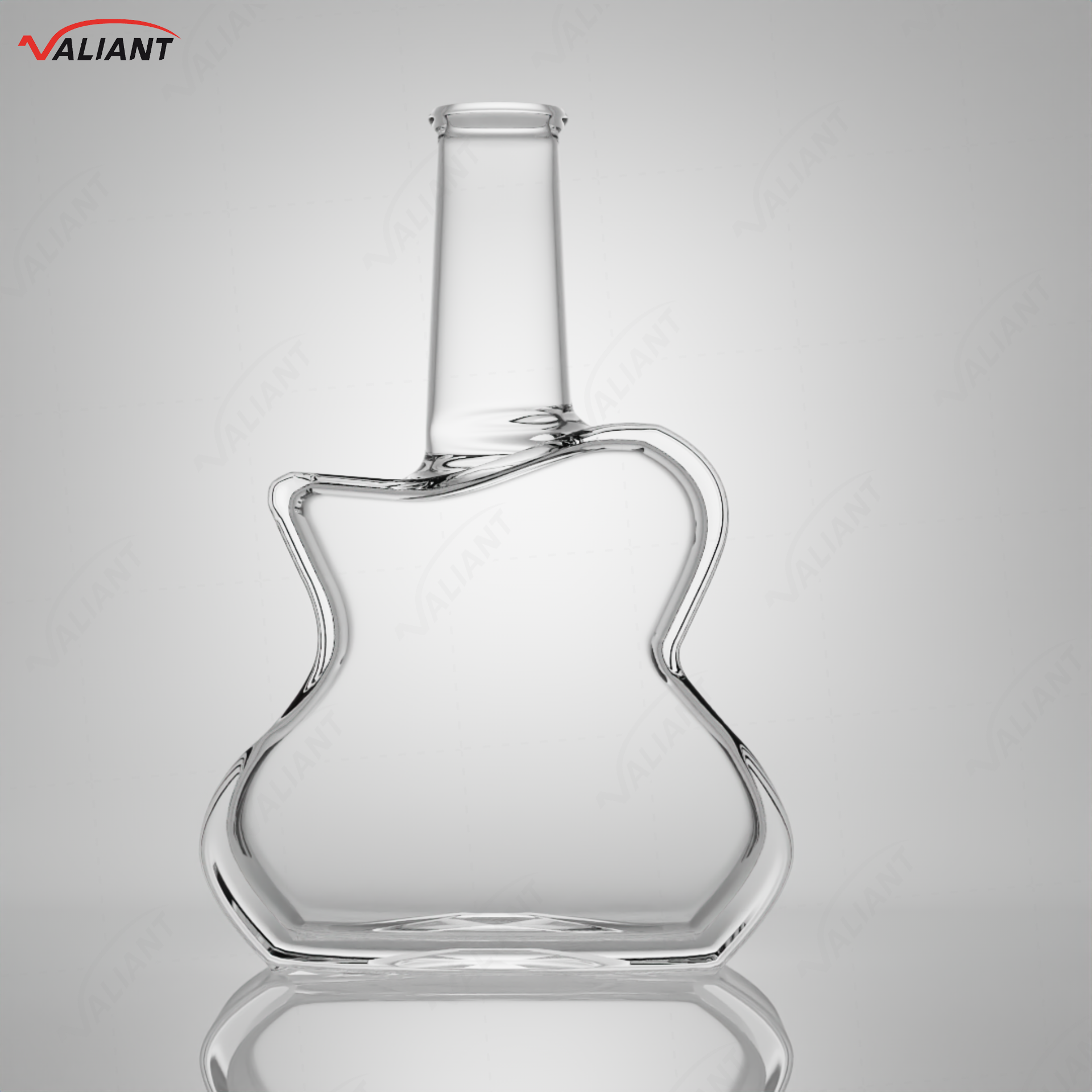 VIT167 750ml 1100g Unique Liquor Glass Bottle for Sale