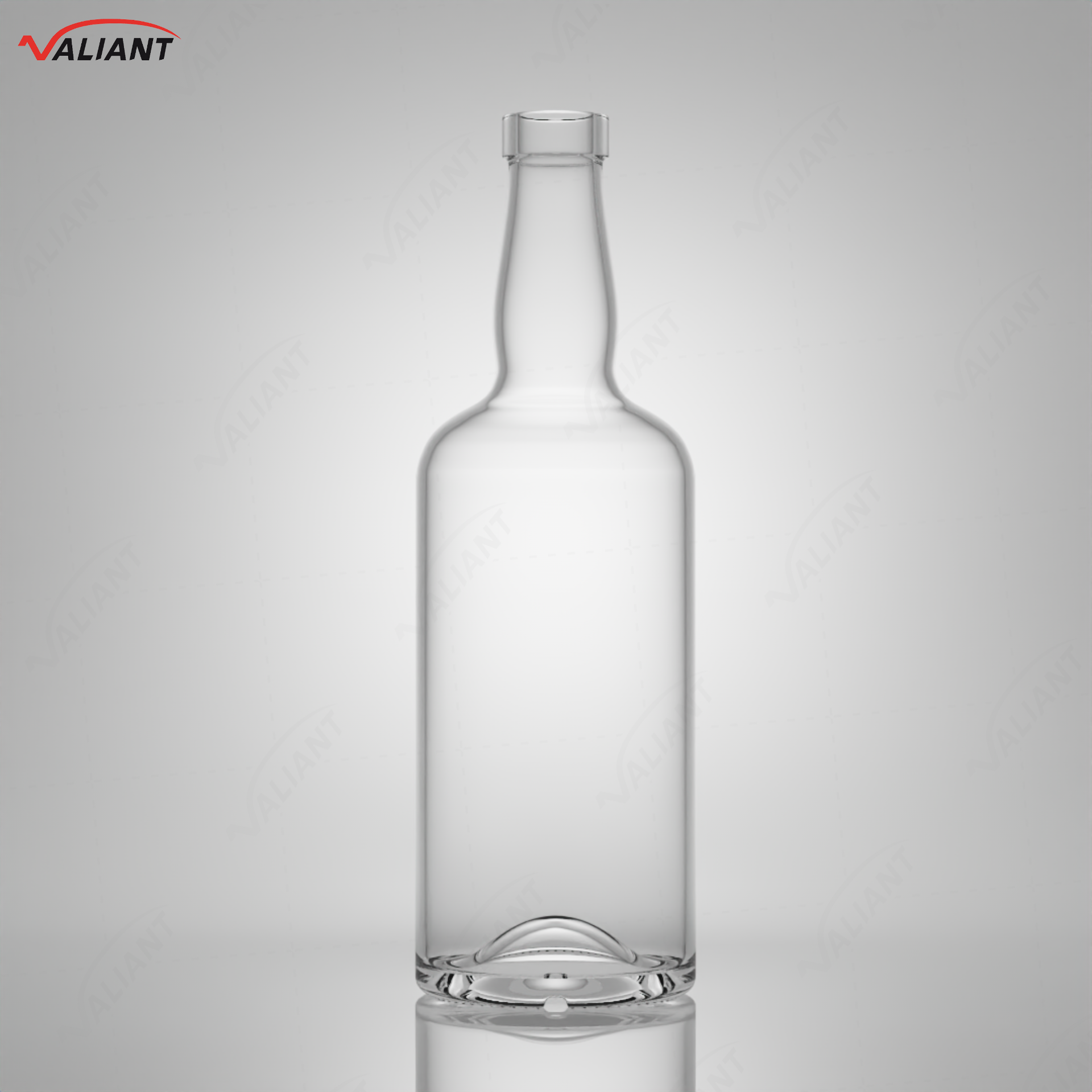 VIT173 750ML 720g Glass Whiskey Bottles Wholesale