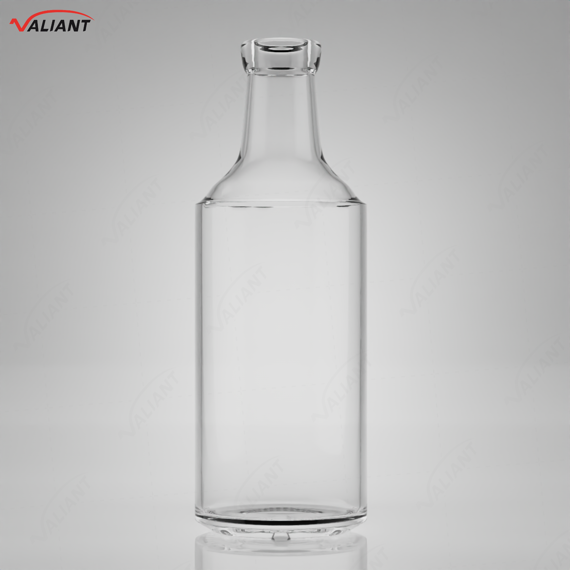 VIT175 Custom 620g 780ml Glass Bottles Bulk Prices